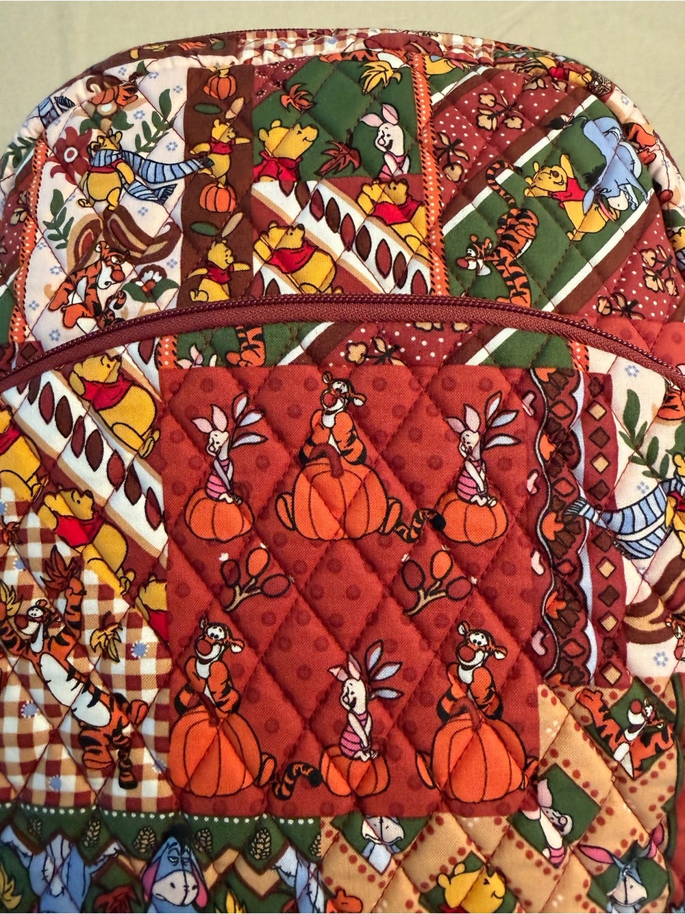 NWT Winnie the Pooh Vera Bradley Essential Backpack- “Autumn Treasures” 2026 - Picture 5 of 14